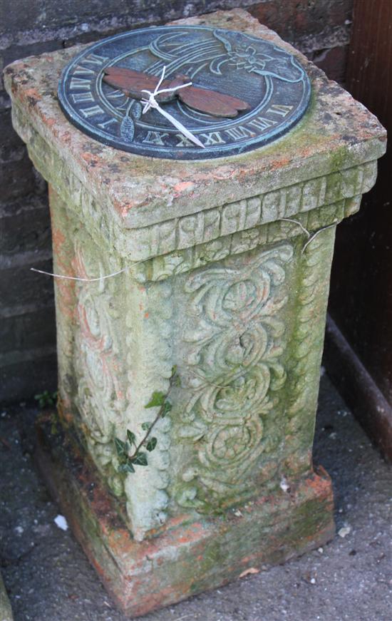 Terracotta based sun dial